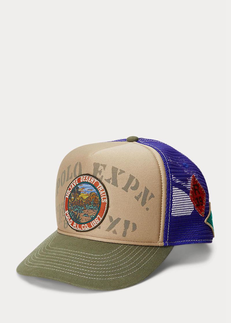 Gorra Polo Ralph Lauren Hombre Logo-Patch Trucker Chile Multicolor BFNXS-3781